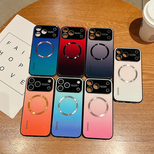 MagSafe Magnetic Gradient Phone Case with Lens Protection